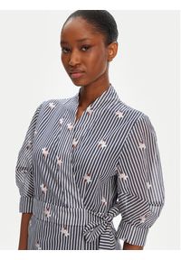 Munthe Sukienka koszulowa Pum 252132525224 Granatowy Regular Fit. Kolor: niebieski. Materiał: bawełna. Typ sukienki: koszulowe #4