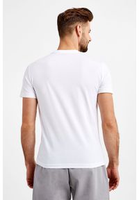 EA7 Emporio Armani - T-shirt EA7 EMPORIO ARMANI. Materiał: bawełna. Długość rękawa: krótki rękaw. Długość: krótkie. Wzór: aplikacja