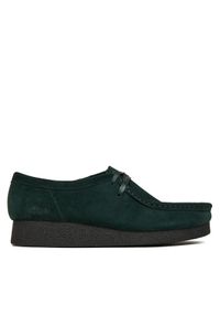 Clarks Półbuty WallabeeEVOSh 26184613 Zielony. Kolor: zielony. Materiał: zamsz, skóra