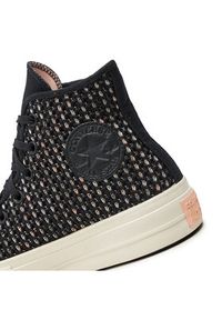 Converse Trampki Chuck Taylor All Star Lift Platform Crochet A09829C Czarny. Kolor: czarny. Materiał: materiał. Obcas: na platformie