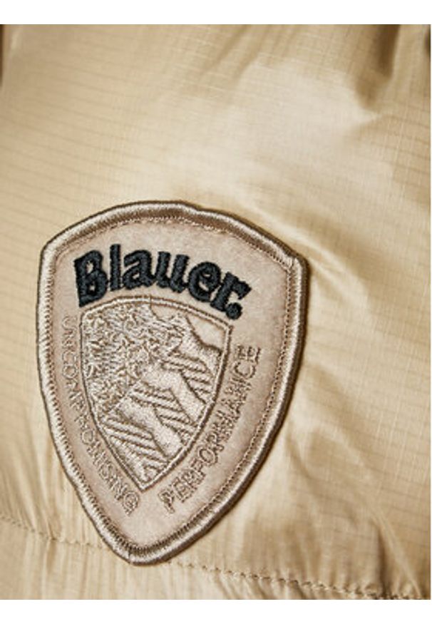 Blauer Kurtka puchowa 23WBLUC02236 Beżowy Regular Fit. Kolor: beżowy. Materiał: syntetyk