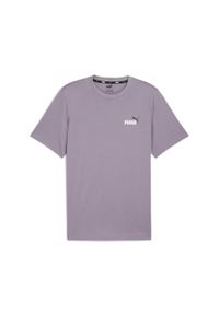 Koszulka Sportowa Męska Puma Ess+ 2 Col Small Logo. Kolor: fioletowy