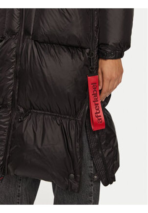 After Label Kurtka puchowa Aberdeen A00031 Czarny Regular Fit. Kolor: czarny. Materiał: syntetyk