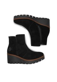 Rieker Botki CEO-Y5065-00 Czarny. Kolor: czarny. Materiał: zamsz, skóra #4