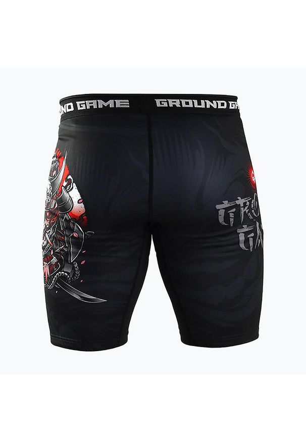 GROUND GAME - Spodenki treningowe męskie Ground Game Vale Tudo Samurai 2.0. Kolor: czarny