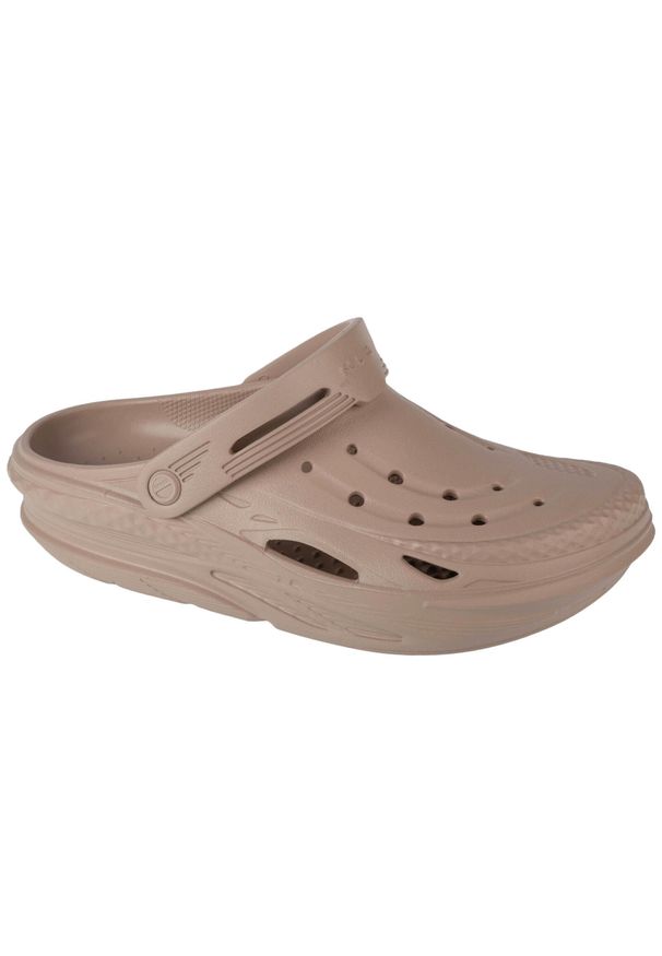 Klapki unisex Crocs Off Grid Clog. Kolor: brązowy. Materiał: syntetyk, materiał