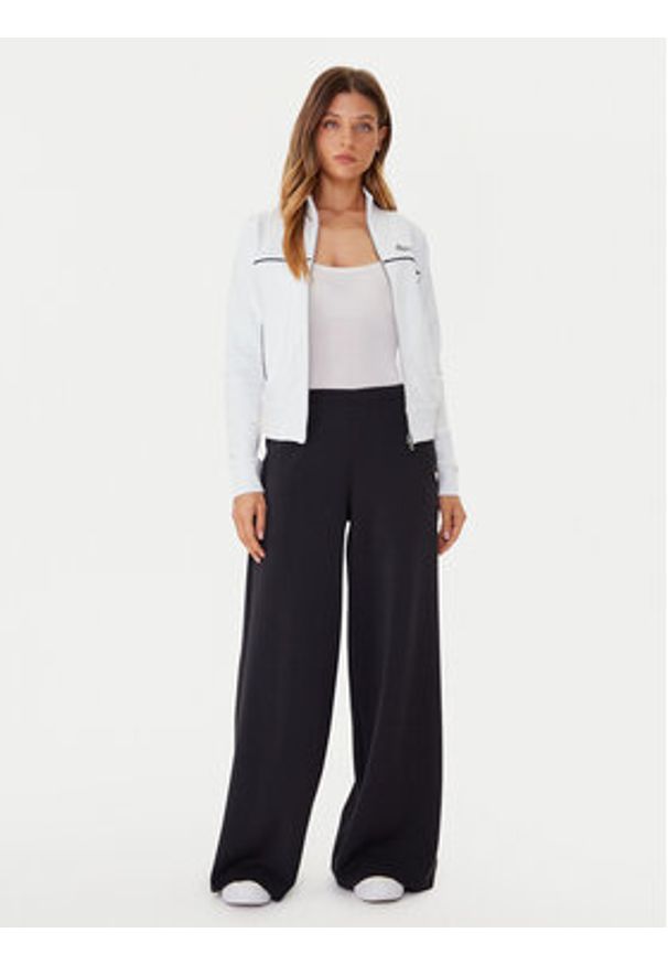 Guess Jeans Bluza W5YQ17 K68I4 Biały Regular Fit. Kolor: biały. Materiał: bawełna