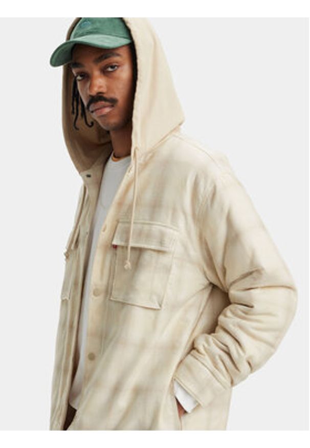 Levi's® Kurtka przejściowa Jack Worker A7264-0000 Beżowy Relaxed Fit. Kolor: beżowy. Materiał: bawełna