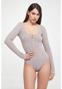 Elisabetta Franchi - Body damskie ażurowe ELISABETTA FRANCHI. Wzór: ażurowy