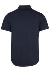 Sportowa Koszula Brave Soul - Granatowa. Kolor: niebieski. Materiał: bawełna, poliester. Styl: sportowy #3