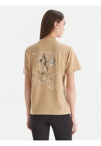 Adidas - adidas T-Shirt City Tech Summer Graphic JV8600 Beżowy Regular Fit. Kolor: beżowy. Materiał: bawełna #3