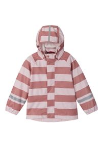 Reima kurtka przeciwdeszczowa dziecięca kolor różowy. Okazja: na co dzień. Kolor: różowy. Materiał: włókno, materiał. Styl: casual
