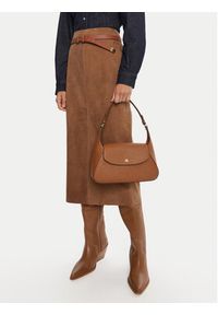 Lauren Ralph Lauren - LAUREN RALPH LAUREN Torebka 431969364002 Brązowy. Kolor: brązowy. Materiał: skórzane #8