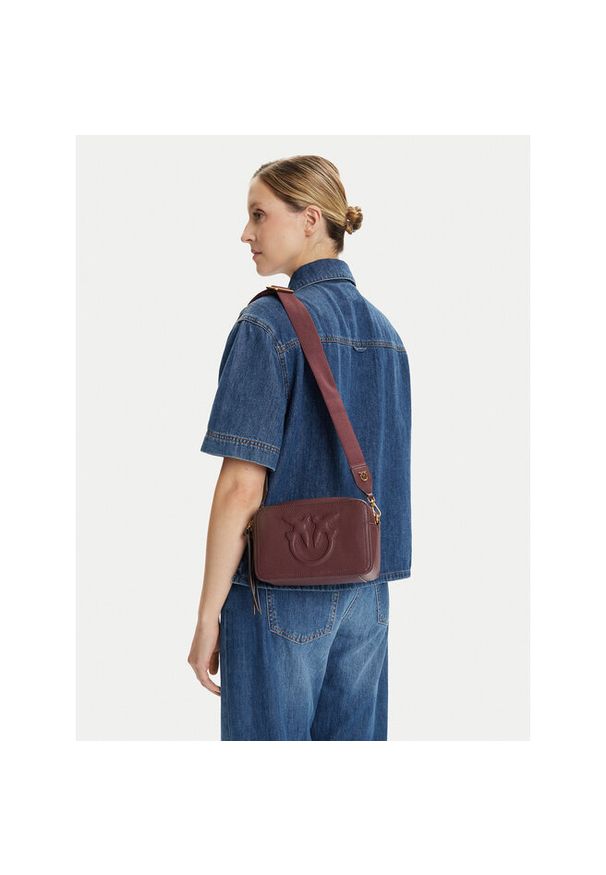 Pinko - Torebka PINKO. Kolor: czerwony