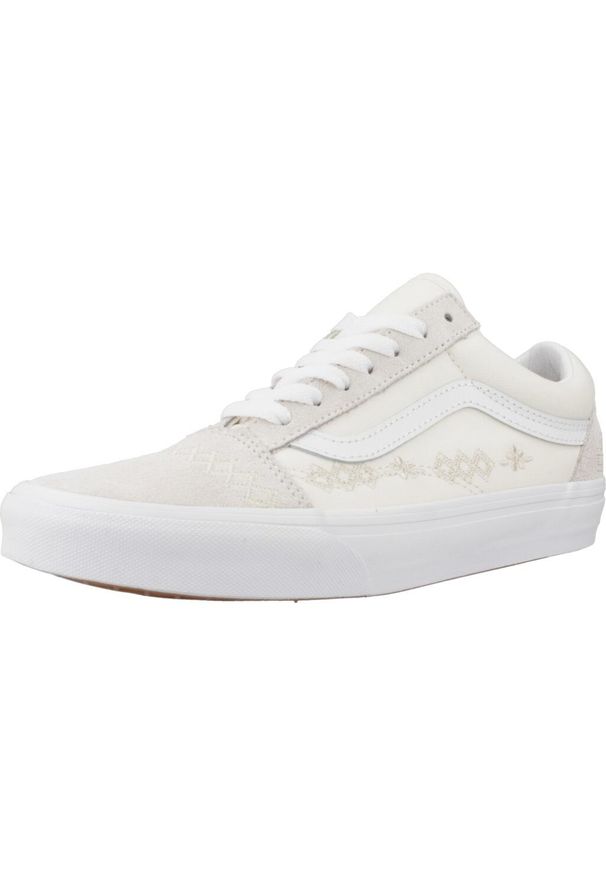 Tenisówki Vans Model Skool Craftcore Kolor Beżowy. Kolor: beżowy. Materiał: tkanina, skóra