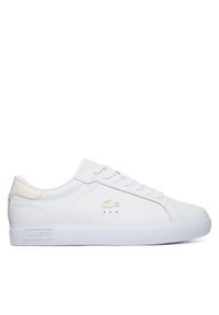 Lacoste Sneakersy Powercourt 50SFA0154 Biały. Kolor: biały. Materiał: skóra #1