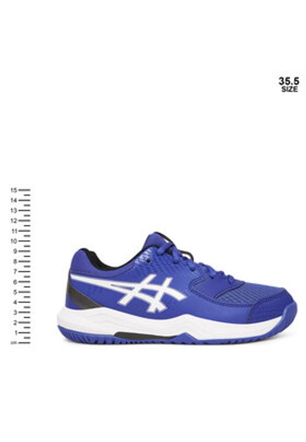 Asics Buty do tenisa Gel-Dedicate 8 Gs 1044A077 Granatowy. Kolor: niebieski. Materiał: skóra. Sport: tenis