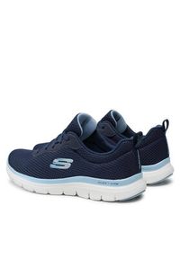 skechers - Skechers Sneakersy Brilliant View 149303/NVBL Granatowy. Kolor: niebieski. Materiał: materiał #7