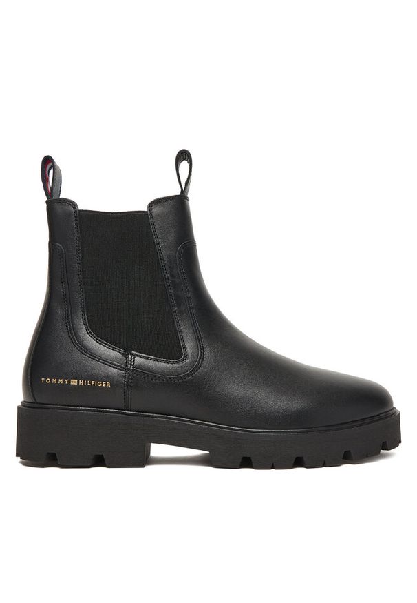 TOMMY HILFIGER - Sztyblety Tommy Hilfiger. Kolor: czarny