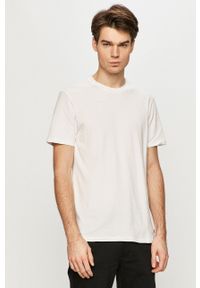 Ted Baker - T-shirt (3-pack). Okazja: na co dzień. Kolor: biały. Materiał: dzianina. Wzór: gładki. Styl: casual