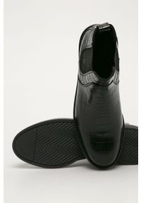 GANT - Gant - Sztyblety skórzane Maliin. Nosek buta: okrągły. Kolor: czarny. Materiał: skóra. Szerokość cholewki: normalna. Wysokość obcasa: bez obcasa #5