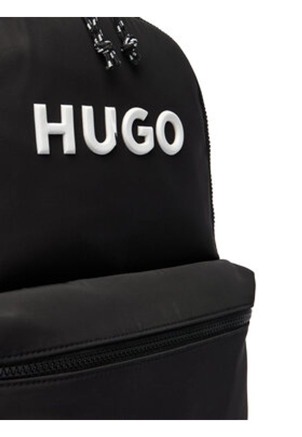 Hugo - HUGO Plecak G00557 Czarny. Kolor: czarny. Materiał: materiał