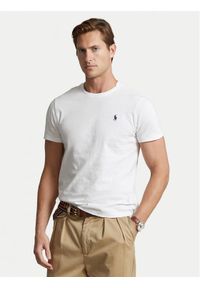 Polo Ralph Lauren T-Shirt 710680785 Biały Custom Slim Fit. Typ kołnierza: polo. Kolor: biały. Materiał: bawełna
