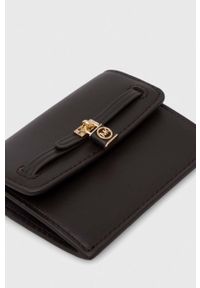 MICHAEL Michael Kors portfel skórzany damski kolor brązowy. Kolor: brązowy. Materiał: skóra #5
