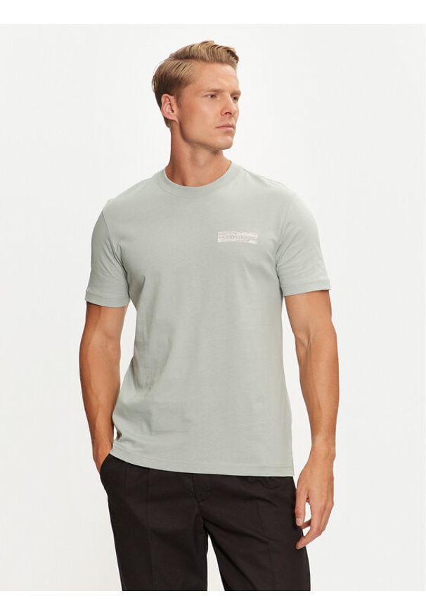 Calvin Klein T-Shirt K10K113594 Niebieski Regular Fit. Kolor: niebieski. Materiał: bawełna