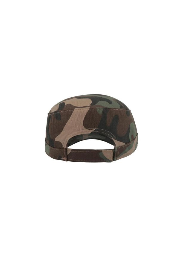 ATLANTIS - Czapka Bawełniana Czesana Typu Tank. Kolor: brązowy, zielony, wielokolorowy. Materiał: bawełna