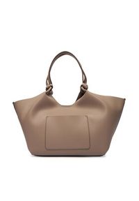 DKNY Torebka R42BAE49 Beżowy. Kolor: beżowy. Materiał: skórzane #7