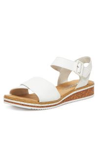 Rieker Sandały CEO-V3691-80 Biały. Kolor: biały. Materiał: skóra #6