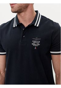 Aeronautica Militare Polo 241PO1758P191 Granatowy Regular Fit. Typ kołnierza: polo. Kolor: niebieski. Materiał: bawełna