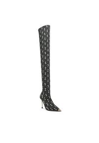 Elisabetta Franchi Kozaki SA-33L-36E2 Czarny. Kolor: czarny. Materiał: materiał #4