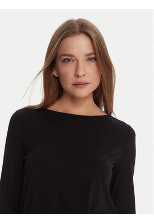 Wolford Bluzka 53336 Czarny Slim Fit. Kolor: czarny