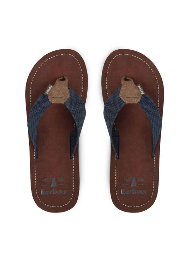 Barbour Japonki Toeman MBS0007NY98 Granatowy. Kolor: niebieski. Materiał: syntetyk