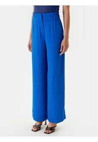 Morgan Spodnie palazzo 242-PBIRD Niebieski Wide Leg. Kolor: niebieski. Materiał: syntetyk #1