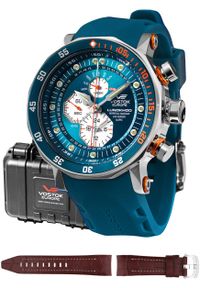 Zegarek męski Vostok Europe YM86-620A636S niebieski. Kolor: niebieski #1