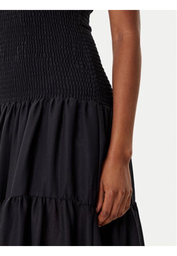 Eleh Sukienka wieczorowa ESS250137 Czarny Regular Fit. Kolor: czarny. Materiał: syntetyk. Styl: wizytowy