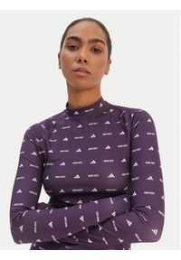 Adidas - adidas Bluzka Moon Boot JM1104 Fioletowy Slim Fit. Kolor: fioletowy. Materiał: syntetyk #2