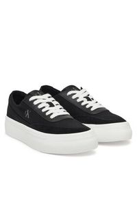 Calvin Klein Jeans Sneakersy Vulc Flatform Low Cv Mix Mg YW0YW01770 Czarny. Kolor: czarny. Materiał: materiał