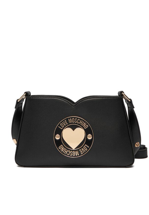 Love Moschino - LOVE MOSCHINO Torebka JC4365PP0NKG0000 Czarny. Kolor: czarny. Materiał: skórzane