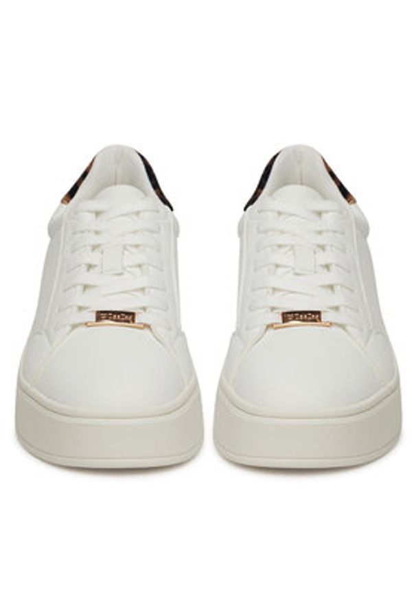 DeeZee Sneakersy AM25232-R Biały. Kolor: biały. Materiał: skóra