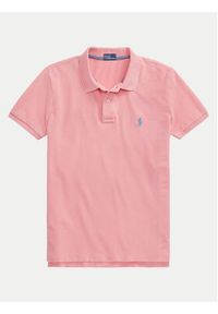 Polo Ralph Lauren Polo 211935587001 Różowy Regular Fit. Typ kołnierza: polo. Kolor: różowy. Materiał: bawełna #3