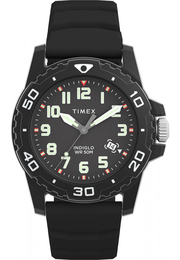Zegarek Timex Zegarek męski Timex TW5M61200 czarny. Kolor: czarny