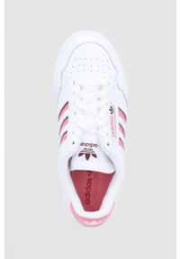 adidas Originals Buty skórzane H04021 kolor biały. Nosek buta: okrągły. Zapięcie: sznurówki. Kolor: biały. Materiał: skóra. Obcas: na obcasie. Wysokość obcasa: niski #4