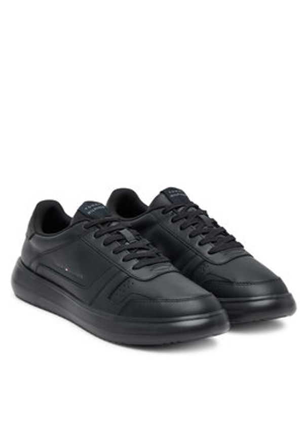 TOMMY HILFIGER - Tommy Hilfiger Sneakersy Modern Lightcup FM0FM05529 Czarny. Kolor: czarny. Materiał: skóra