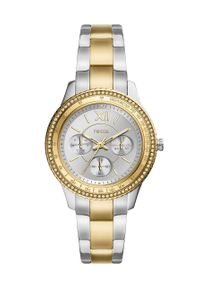 Fossil Zegarek ES5107 damski kolor srebrny. Kolor: srebrny. Materiał: materiał #1
