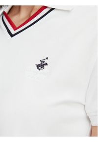 Beverly Hills Polo Club Polo P-SS26W-P2217 Biały Regular Fit. Typ kołnierza: polo. Kolor: biały. Materiał: bawełna #6