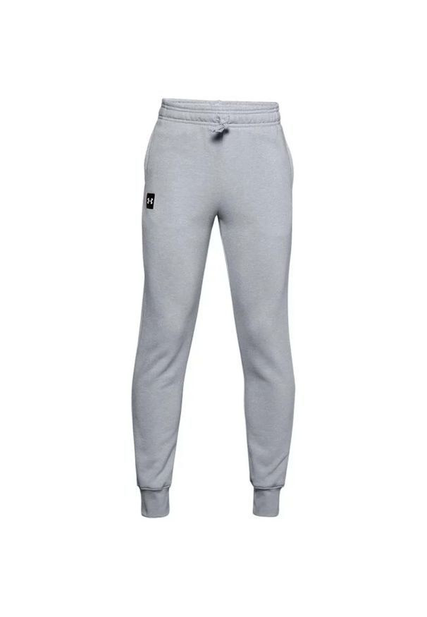 Spodnie dresowe chłopięce Under Armour RIVAL FLEECE JOGGERS. Kolor: szary. Materiał: dresówka